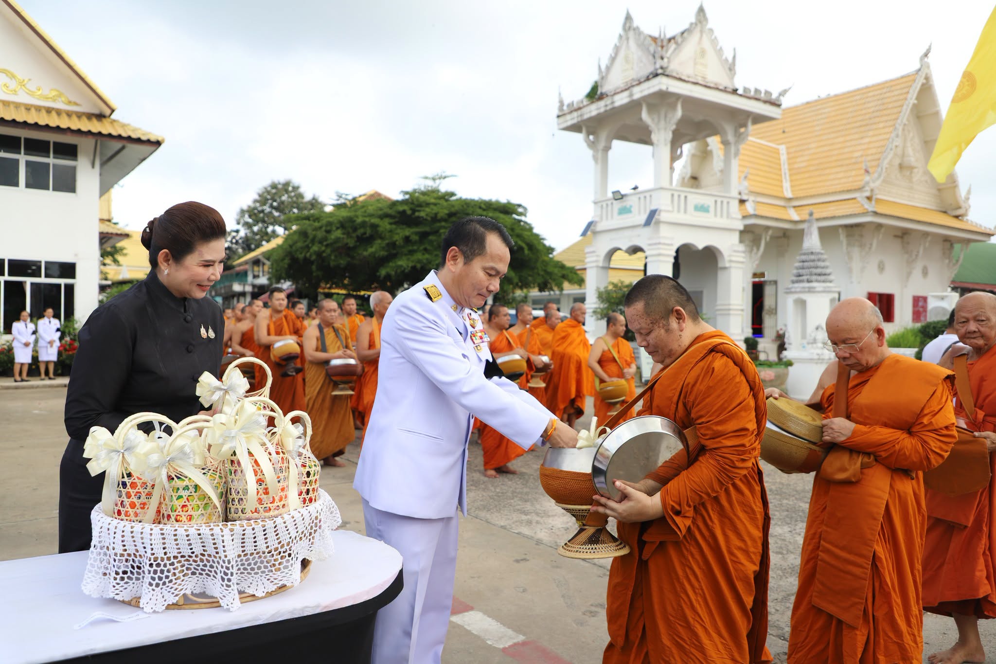 จังหวัดอุบลราชธานี ประกอบพิธีบำเพ็ญกุศลในวาระครบ 100 วัน (สตมวาร) แห่งการสิ้นพระชนม์ ถวายเป็นพระกุศลแด่สมเด็จพระเจ้าลูกเธอ เจ้าฟ้าพัชรกิติยาภาฯ